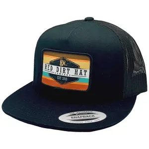 Red Dirt Hat Co. Unisex Army Sunset Mesh Back Snapback Hats