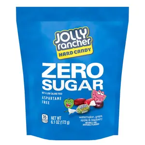 JOLLY RANCHER Zero Sugar Assorted Fruit Flavored Hard Candy Bag, 6.1 oz