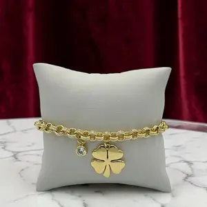 B23 Lucky Clover - Gold Plated 14k