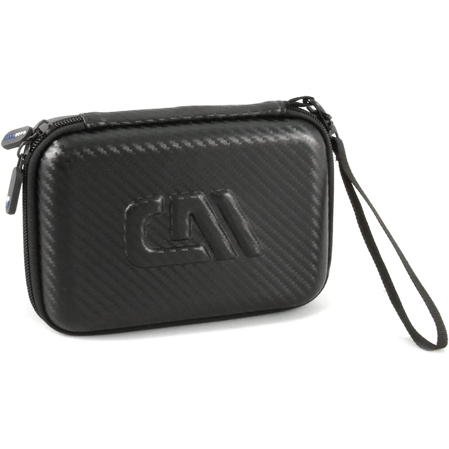 CASEMATIX Handheld Microphone Case Compatible with Shure MV88+ Video Kit Mic Includes CASE ONLY Durable Carbon Fiber Pattern EVA Material Protection Cover