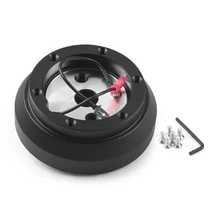 140H Aluminum 6-Hole Steering Wheel Short Hub Adapter Fit for Nissan 200X S13 S14 SR20 KA24 Altima Maxima Sentra