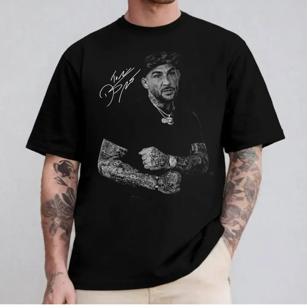 Cotton T-Shirt Dustin Poirier Graphic Tee UFC Combat Sports Fan Shirt MMA Fight Night Tee Gift for Men Women American