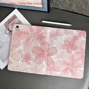 Case for ipad,A book-style tablet case Leaf Print Cover compatible with ipad 10th generation,for iPad Air(M2)/for iPad Pro(M4)/air4/5/6/pro10.5/2022/2021/2024/12.9/mini7/2019/,air m3/a16 2025