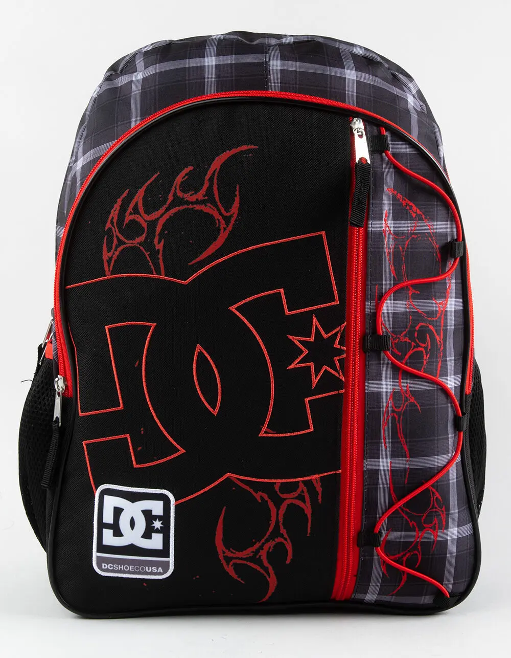 DC SHOES Plaid Backpack, Black Combo DC SHOES Plaid Backpack, Black Combo
