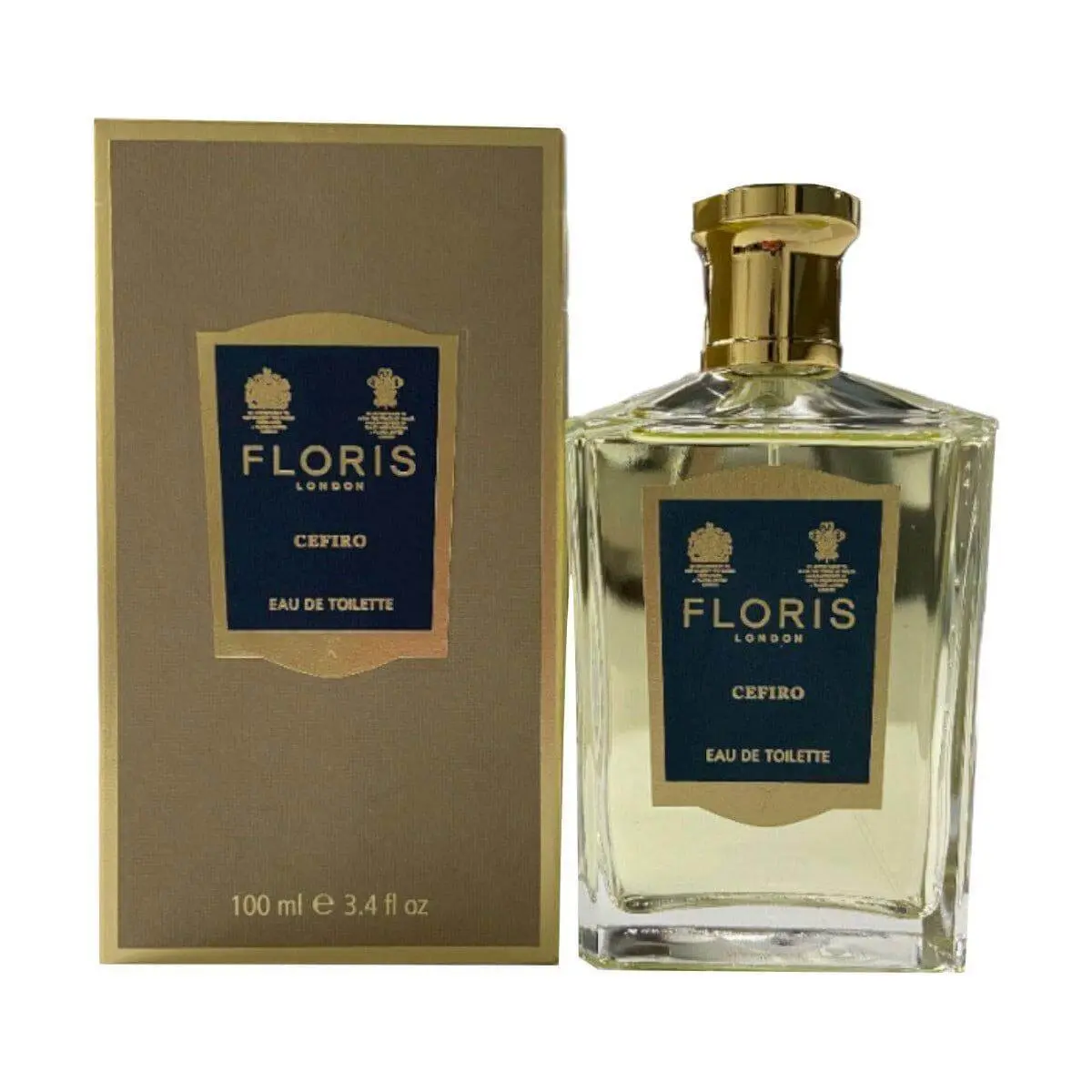 Floris Cefiro Women's Eau de Toilette - 3.4 fl oz Full-Size, Fruity Orange-Lime-Jasmine Blend, Citrus-Woody Musk, Wholesome Scent, Atomizer, New in Box, Women Perfumes, Citrus-Infused Jasmine-Themed Fragrance, Jasmine-Themed Women's Fragrance