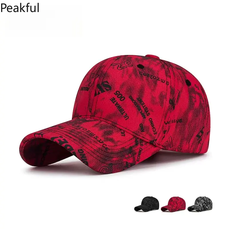Fashionable Baseball Cap for Men & Women – Cool Cotton Sport Hat with Printed Design, Lightweight Spring Summer Outdoor Cap, Perfect for Hiking, Beach, Travel, Streetwear & Everyday Wear