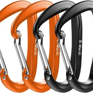 Lightweight Locking Carabiners for Camping, Hiking, Hammock