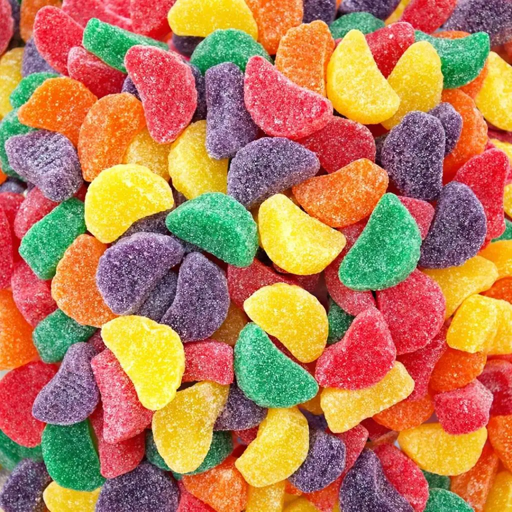 Viral Fruit Jelly Slices Soft Chewy Fruity Candy Treats Party Snacks Assorted