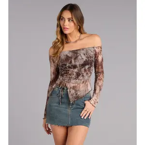 Wild Streak Off-The-Shoulder Top