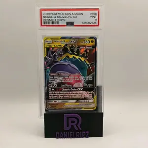 Pokemon - Naganadel & Guzzlord GX TAG TEAM - 158/236 PSA 9