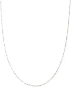 2MM Stainless Steel Necklace - Thin  Chain for Women & Men,  Chains for Pendant Addition or Alone - 16-30 Inch