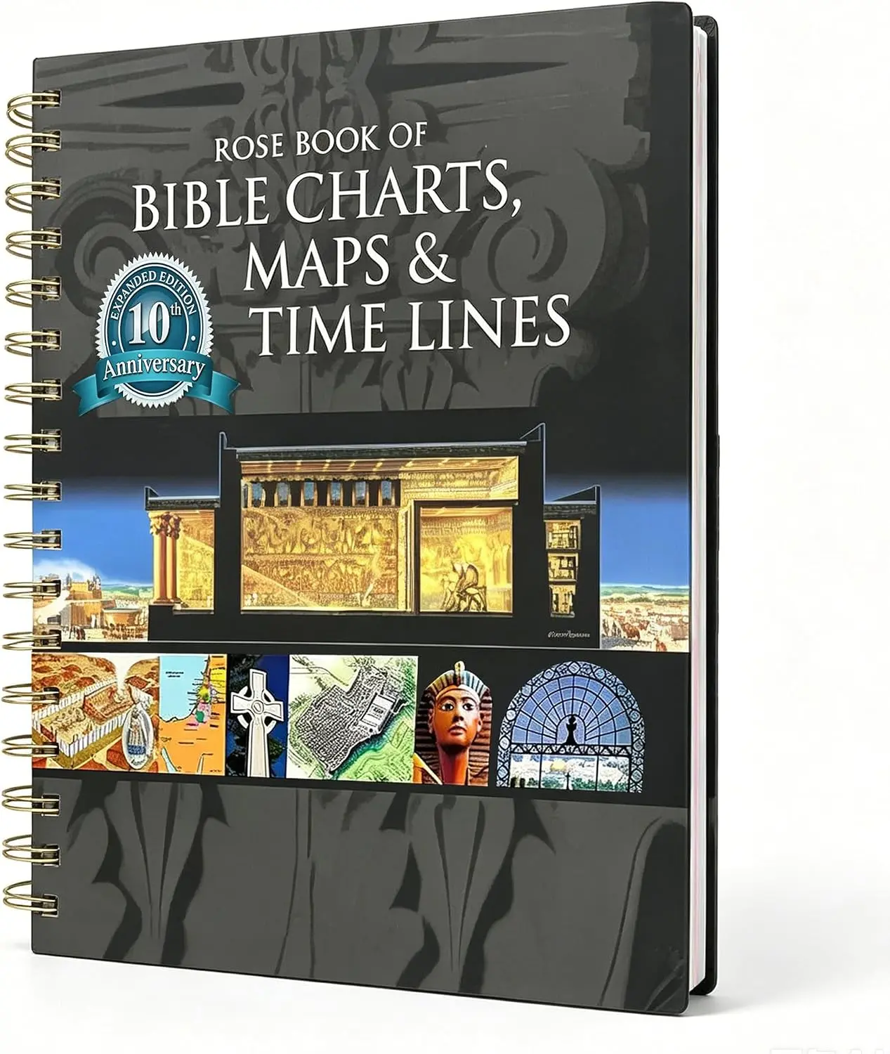 Rose Book of Bible Charts, Maps & Time Lines Vol.1, 10th Anniversary Edition, Essential Religious Reference Notebook for Bible Study Supplies