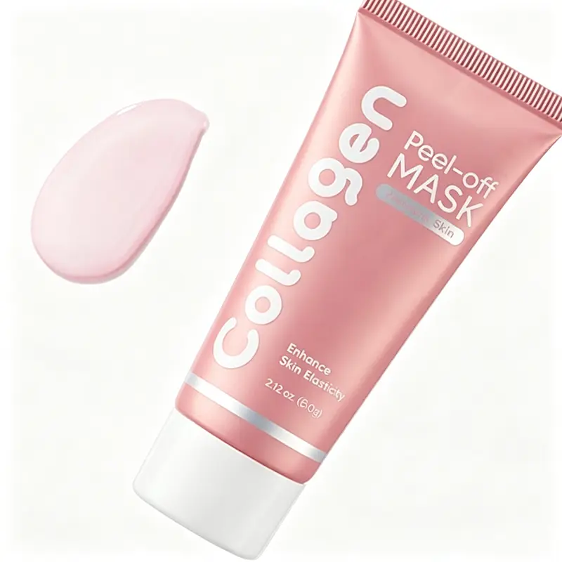 Collagen Peel Off Facial Mask to Enhance Skin Elasticity & Minimize Pores, Weekly At-Home Spa Mask Exfoliates Dead Skin Cells, Boosts Hydration and Maintains Youthful Firm Skin
