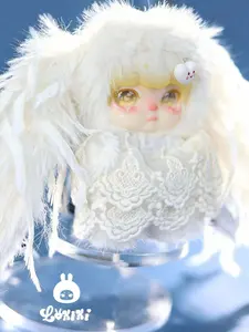 LOKK Paper picking star-Plush Blind Box-6+2 secret Bunny Plush Dolls，Soft Furry Collectibles，Backpack or clothing decoration,Blind bag