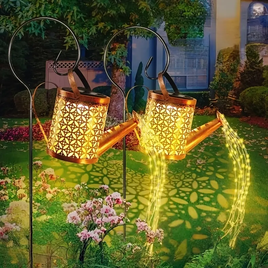 2/1 Solar Garden Decorative Lamp, Outdoor LandscapeLamp, Torch Lamp, Outdoor Lighting Lamp, PartyAtmosphere Lamp, Fairy Lamp, Suitable for Gardens, Parks,Holiday Gifts. halloweendecor christmas decorations,,IP65