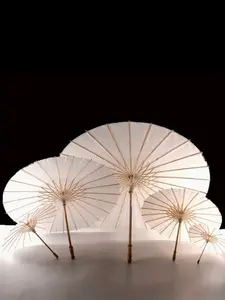 Handmade Traditional Bride Umbrella, Various Sizes Available, Perfect for Holiday Wedding Decorations, Elegant Photo Prop and Party Supplies