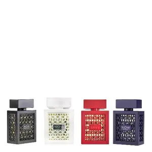 Lattafa Rave Bundle, 4-Pc Unisex Alcohol-Based Multi-Pack Fragrance Set, 3.4 oz-100 ml Per Bottle, Floral Scents Perfume with Fresh, Fruity, Powdery Notes