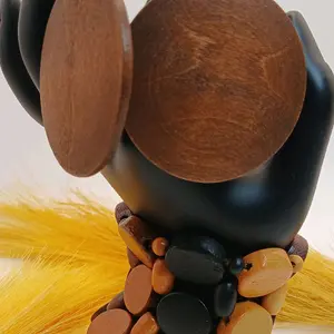 Mahogany Earring & Bracelet Set