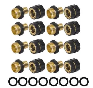 NengM Garden Hose Quick Connector, 3/4 Inch Male and Female Garden Hose Fitting Quick Connector,Father's Day gift