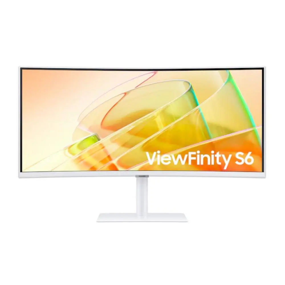 Samsung 34" ViewFinity S6 S65TC Immersive Computer Monitor, Ideal for Watching Movies, Immersive Computer Monitors, Viewfinity S6 S65tc Monitor