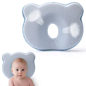 Carrot neck support baby flat New Upgrade Donut Soft and Cozy Pillow Case Prеvents FΙat hеad and Shapеs hеad Pillow Carrot neck support baby flat