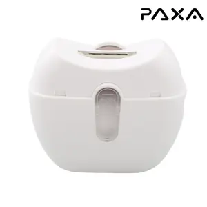 PAXA Electric Nail Clippers with Light, Quiet & Safety Design Automatic Nail Trimmer, Rechargeable Nail Trimmer with Nail Scraps Storage for Home & Travel