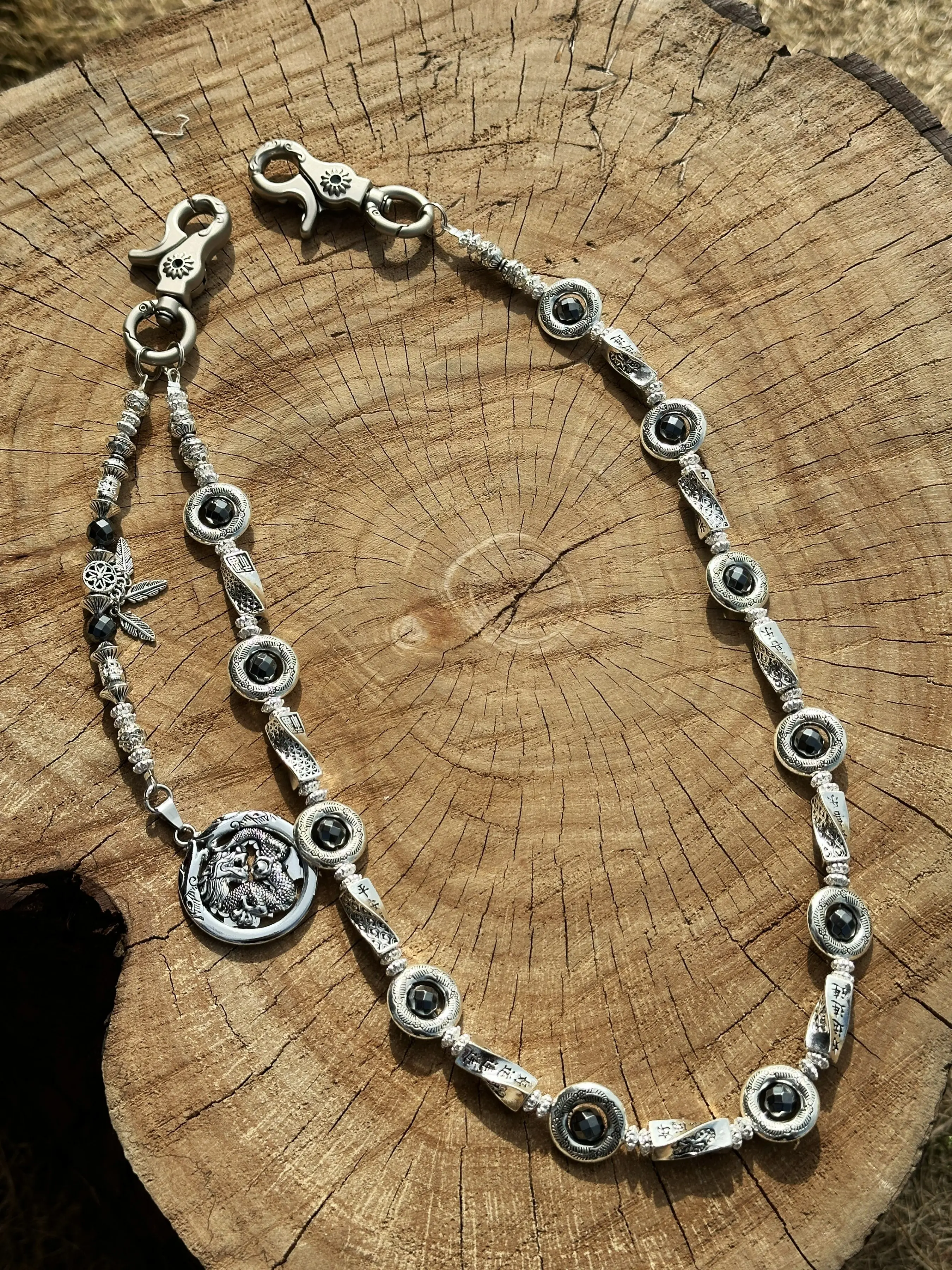 Elegant Silver Color Alloy Beaded Pants Chain, Adjustable Waist Chain, High-End Luxurious Waist Accessory, Perfect Birthday Gift, Fashionable Belt Decor, Waist Beads, Body Jewelry