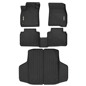 OEDRO Floor Mats Set for Honda Accord 2023-2025 & Honda Accord Hybrid 2023-2025, All-Weather TPE Floor Mats & Cargo Trunk Liners for Honda Accord 2023 Accessories