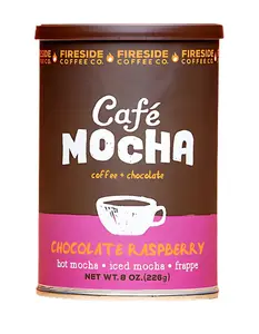 Chocolate Raspberry Hot Coco Coffee Base Mix Beverage Milk