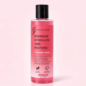 Love Potion Feminine Wash  – Odor Control, Moisturizing, Gentle Intimate Cleanser with Rose Oil – Fragrance-Free, pH Balanced, Natural Yoni Wash for Daily Freshness