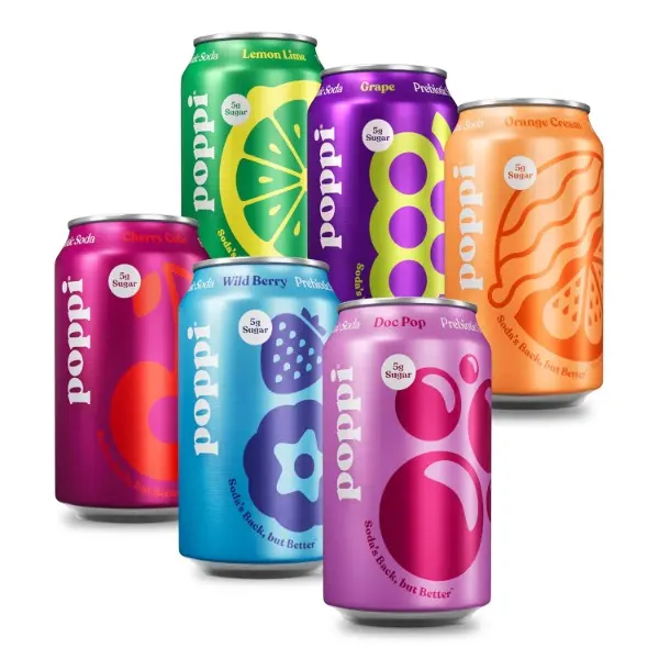 Prebiotic Soda, Crowd Pleasers, 12 Oz, 12 Pack