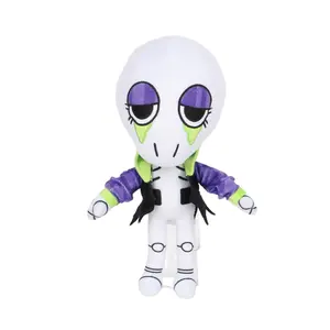 Dandy's World White Skull Plush Toy - 11.8" Astro Spooky Cute Stuffed Doll, Perfect Halloween & Birthday Gift for Kids, Teens & Game Fans