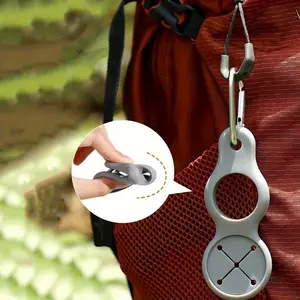 2pcs/set, Carry A Water Bottle Shackle for Travel Drink Bottle Storage, Suitable for Outdoor Travel, Hiking, Water Bottle Towel Key and Other Storage Hooks, Safe and Reliable, Silicone Material