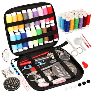 Sewing Kit Basic - Needle and Thread Kit with Sewing Supplies, Scissors, Needle Threader, Seam Ripper & Accessories for Adults, Kids & Beginners