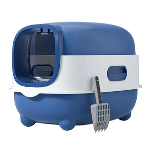 Cat Litter Box E-Style – Enclosed Cat Toilet, Splash-Proof Litter Pan for Cats"