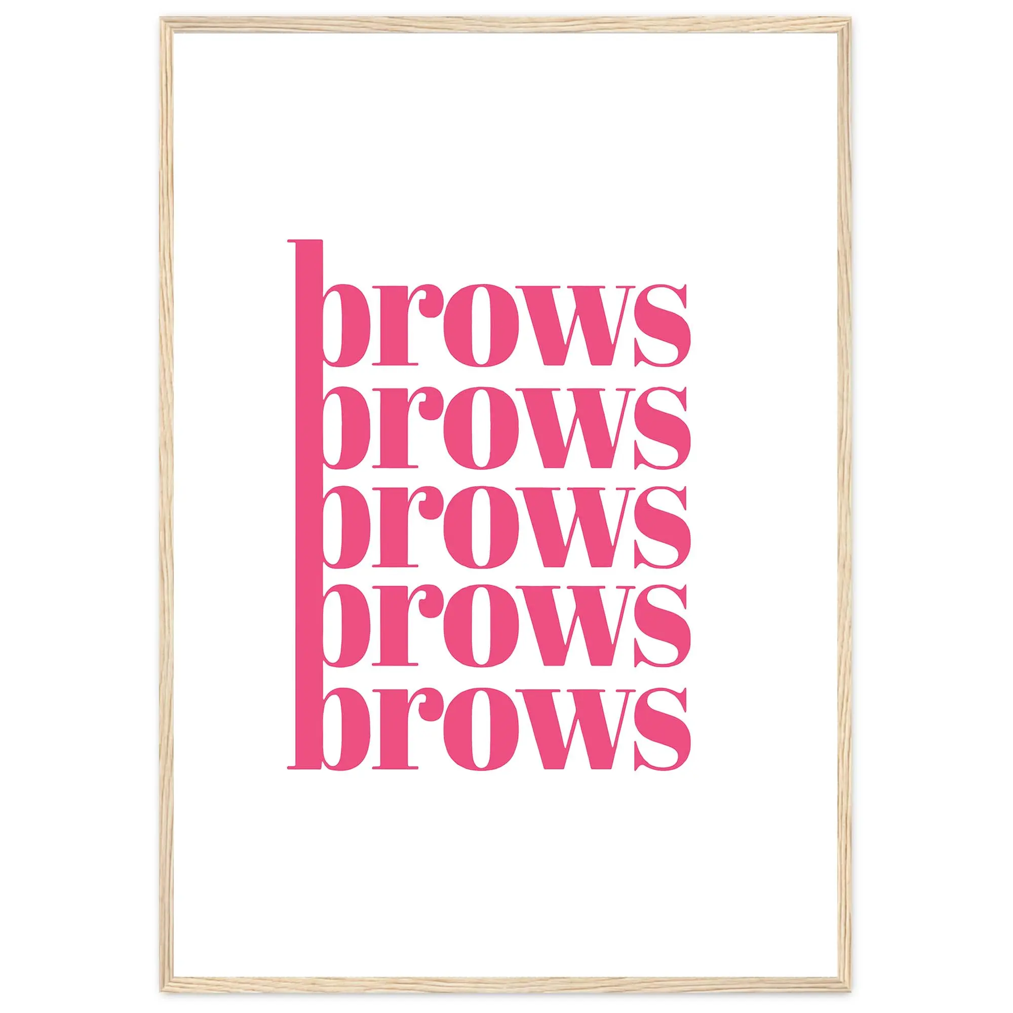 Brows Poster Beauty Salon Decor Beauty Salon Wall Art Brow Artist Gift Teen Room