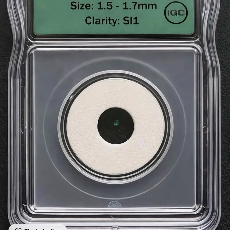 Icg genuine natural emerald