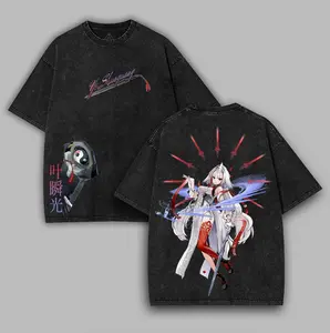 Ye Shunguang ZZZ Zenless Zone Zero Washed T-Shirt, zzz game Shirt, Unisex T-Shirt, Gift For Friend, Cotton Fabric Top Womenswear Streetwear Tshirt oversized tee heavyweight cotton hoodie