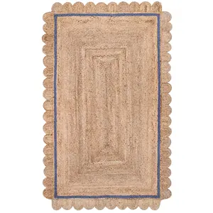 Tera Petals Braided Jute Area Rug Tera Petals Braided Jute Area Rug