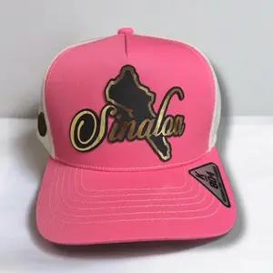 Sinaloa Hat Gold Plate with "Sinaloa" Text SnapBack Cap