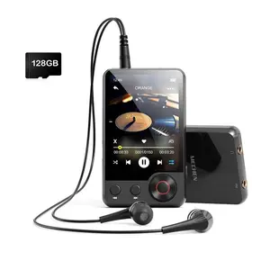 Mechen D53 Bluetooth-compatible Portable Music Mp3 Player with Touch Screen, HiFi Speaker, Fm Radio, Supports Up to 512gb SD Card, Includes USB Cable and Headphones