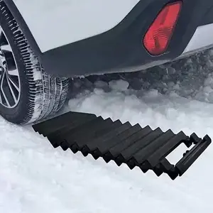 Snow Chains & Recovery Tracks Kit - Heavy Duty Traction Mats with Shovel, Off-Road Emergency Gear for Trucks/SUVs (Mud/Snow)