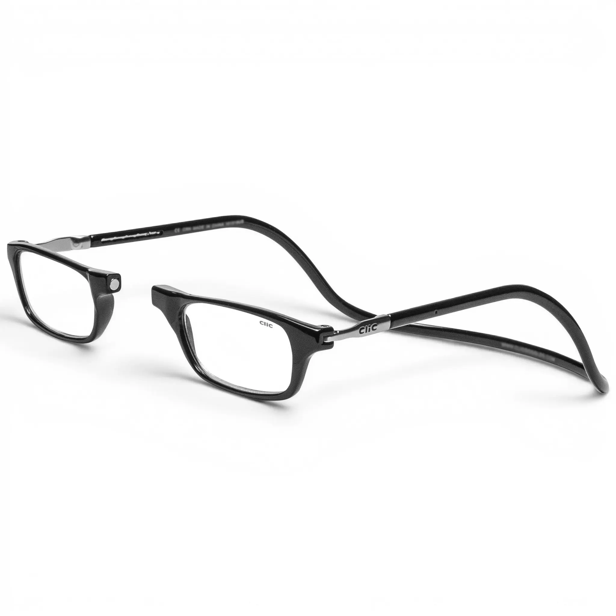 CliC Original Magnetic Reading Glasses - Adjustable Neck Hanging Readers - Secure Fit with Rigid Headband - (S-M)
