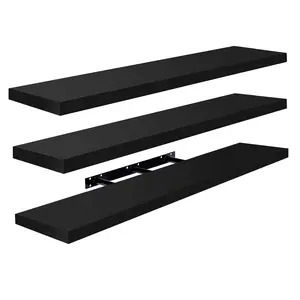 Sorbus Floating Shelves for Wall, 3 Pack ExtraLong Shelving Sorbus Floating Shelves for Wall, 3 Pack ExtraLong Shelving