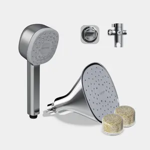 Canopy 2-in-1 Filtered Shower System | Includes Handheld & Fixed Shower Head + Diverter + Mount | High Pressure Filter for Chlorine & Contaminants | Healthy-Looking Hair, Skin & Scalp | Salon Results at Home