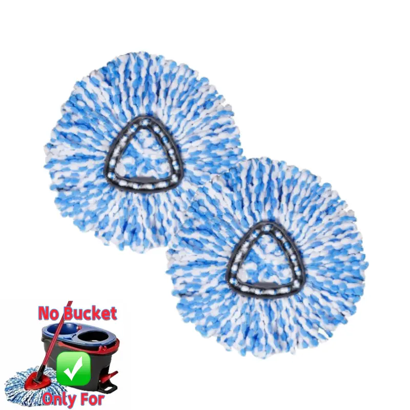 2 Blue Mop Heads