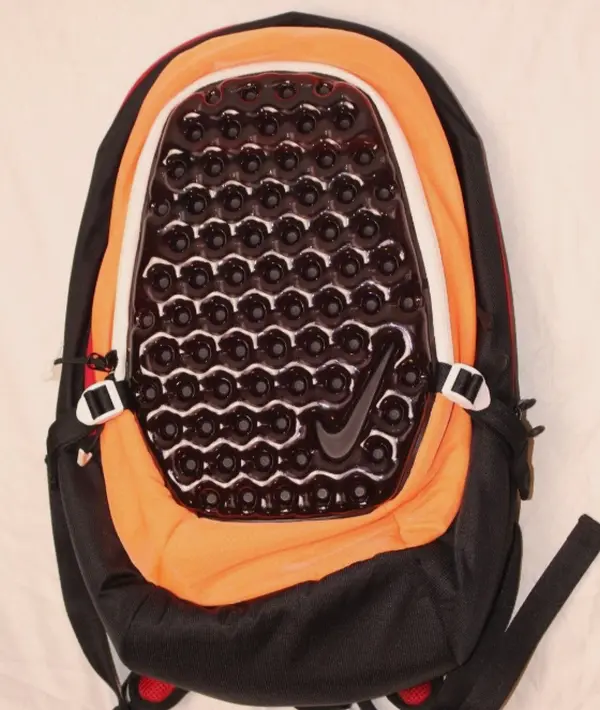 Nike Air Max 17L Bubble Unisex Backpack School Bag Black/Orange/White/Red