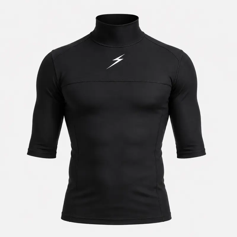 DRVN Half Sleeve Turtleneck Compression Shirt