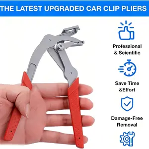 2026 New Auto Fastener Clip Removal Pliers - Heavy-Duty Metal Quick-Release Hand Tool, Efficient Multi-Functional Car Bent-Nose Pliers, Damage-Free, Ideal Christmas & New Year Gift