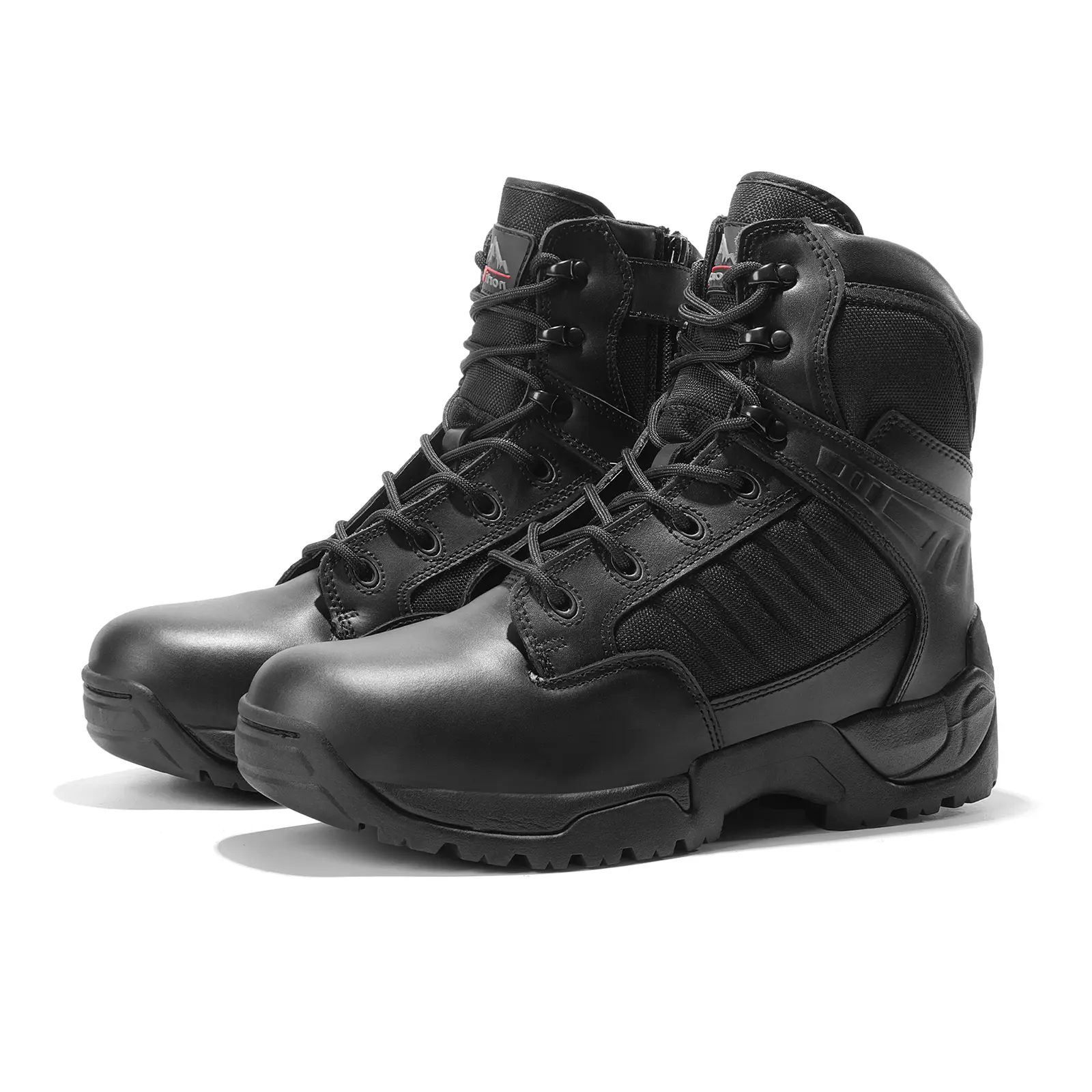 Men's NORTIV8 Tactical Worker Boots - Round Toe, Cuban Heel Design, Closed-Toe Shoe, Durable Footwear Men's NORTIV8 Tactical Worker Boots - Round Toe, Cuban Heel Design, Closed-Toe Shoe, Durable Footwear